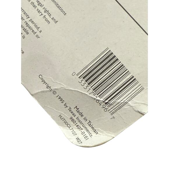 Texas Instruments TI-1775 Vintage Compact Calculator w/ Clock 1995 New Old Stock - Picture 8 of 8